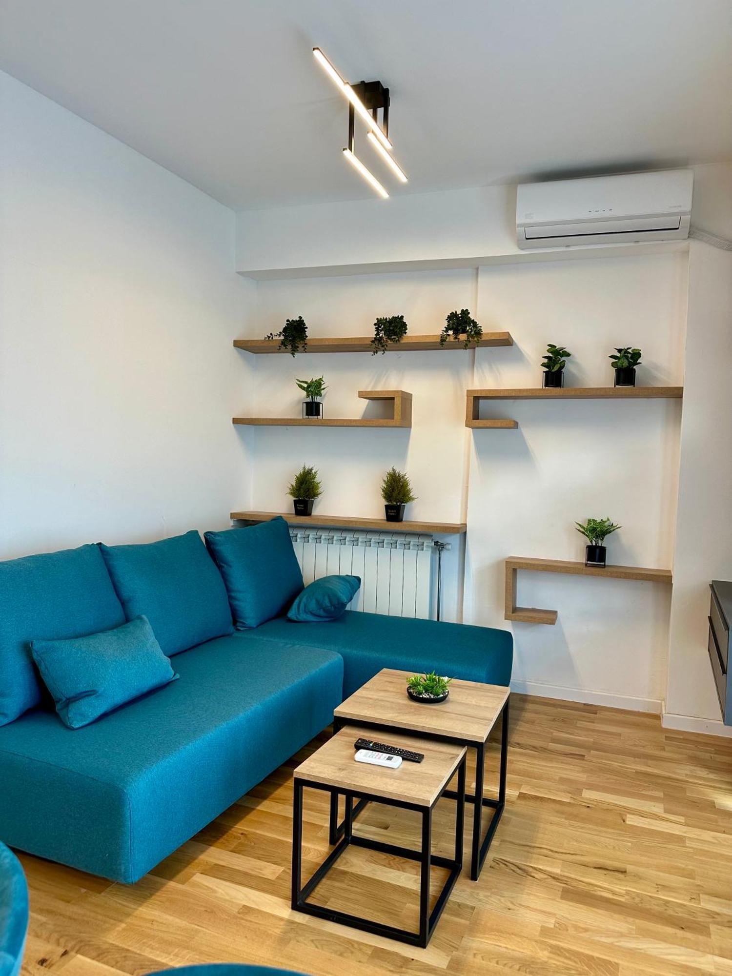 Downtown Riverside Apartments 斯科普里 外观 照片